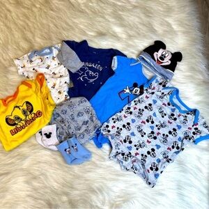 Disney Mickey Mouse & Lion King baby bundle